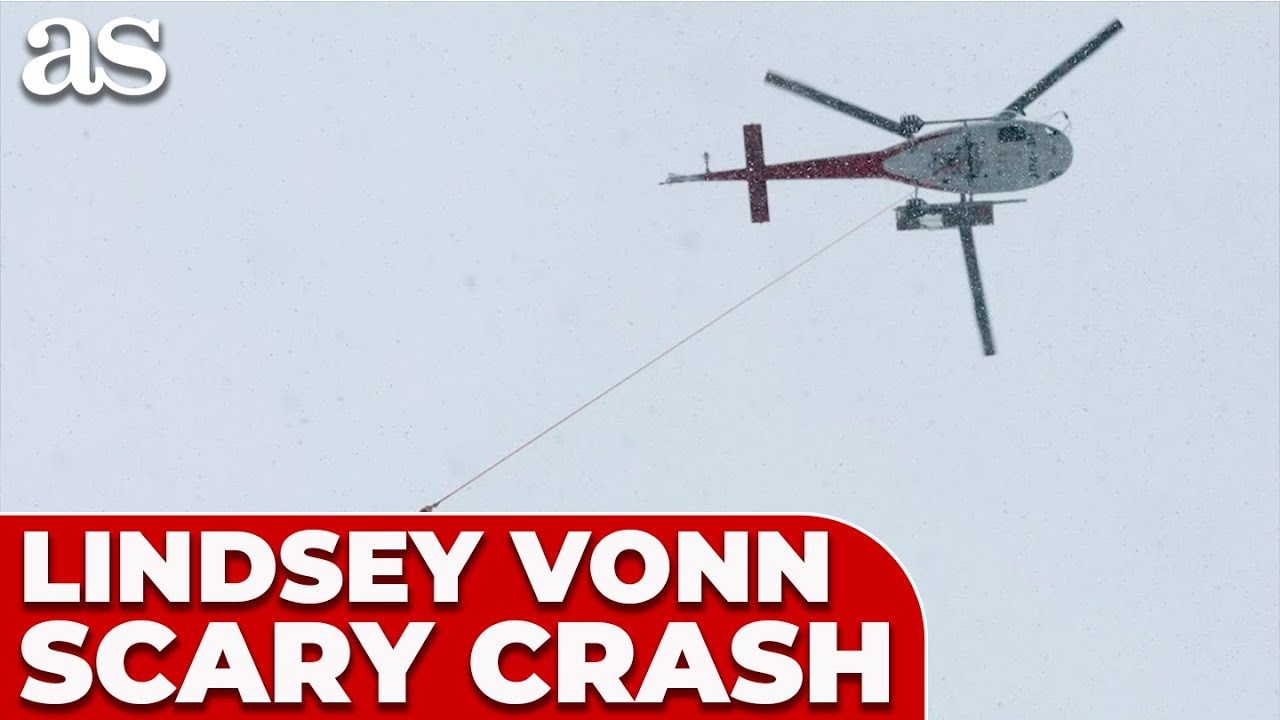 Lindsey Vonn HOSPITALIZED after SCARY CRASH ahead of Olympic downhill