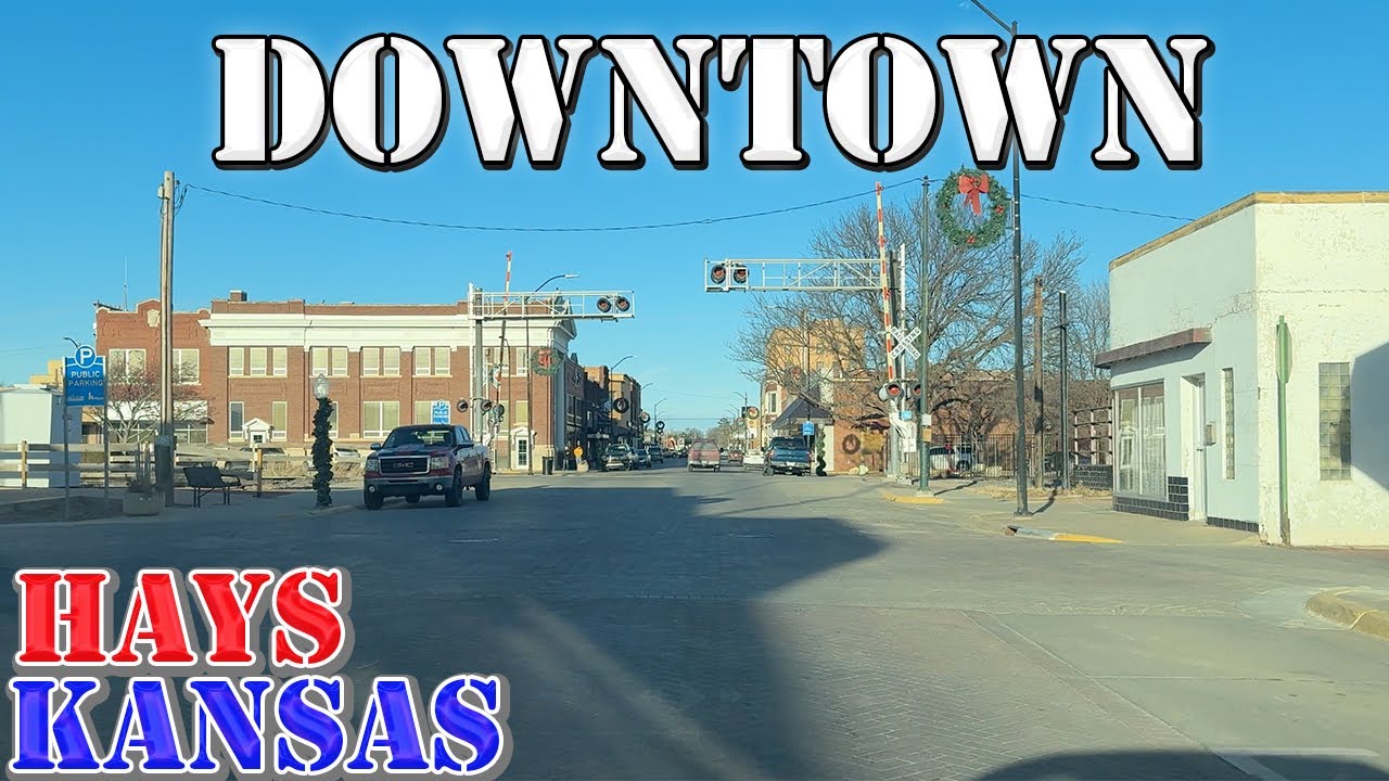 Hays - Kansas - 4K Downtown Drive