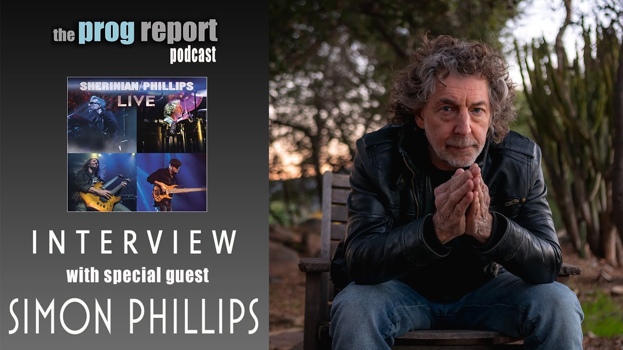 Drummer Simon Phillips on the new Sherinian/Phillips Live album, his amazing career & more.