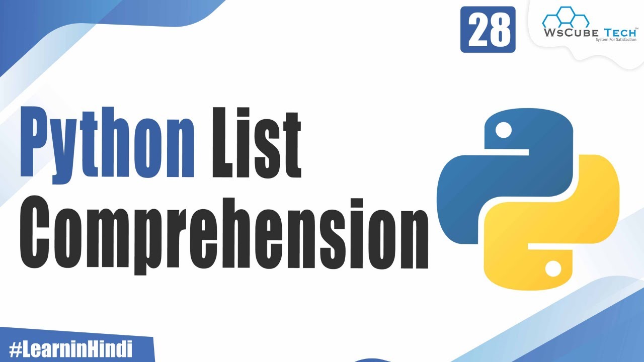 What is List Comprehension in Python - Elegant way to Create Lists | Tutorial for Beginners