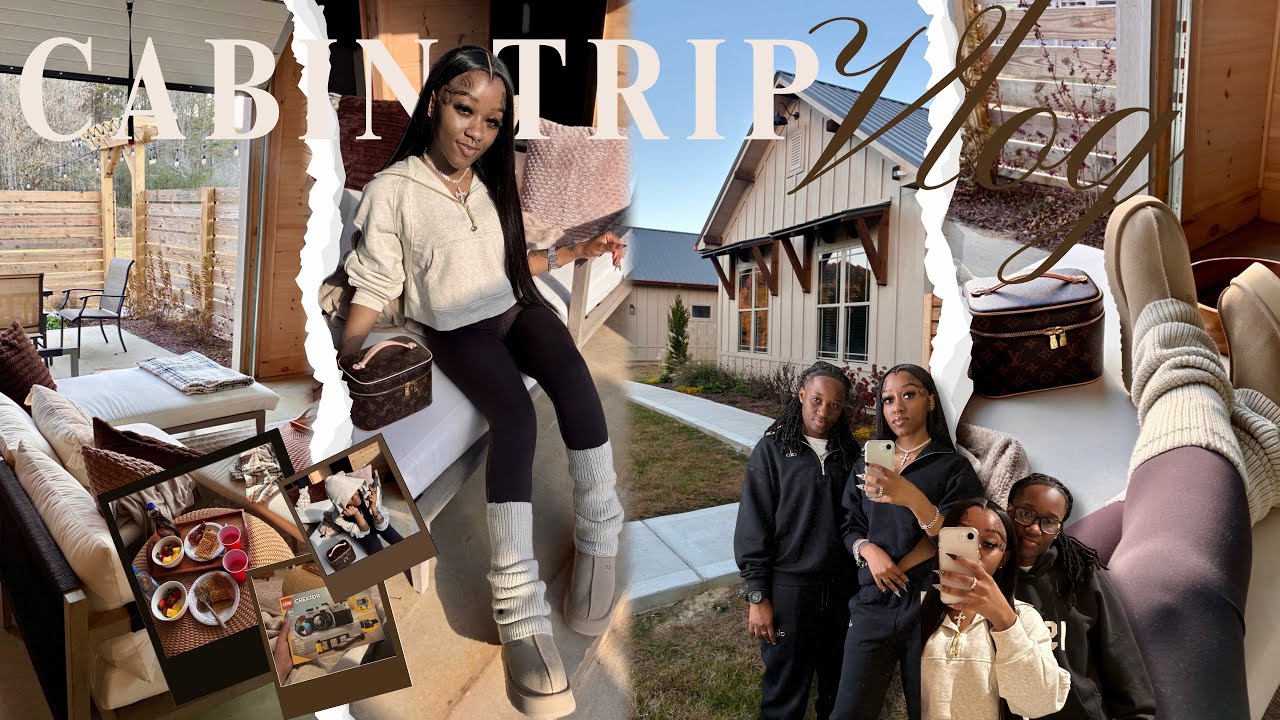 CABIN TRIP VLOG ✰ getaway, cooking, grwm, etc | JAAHDIORR