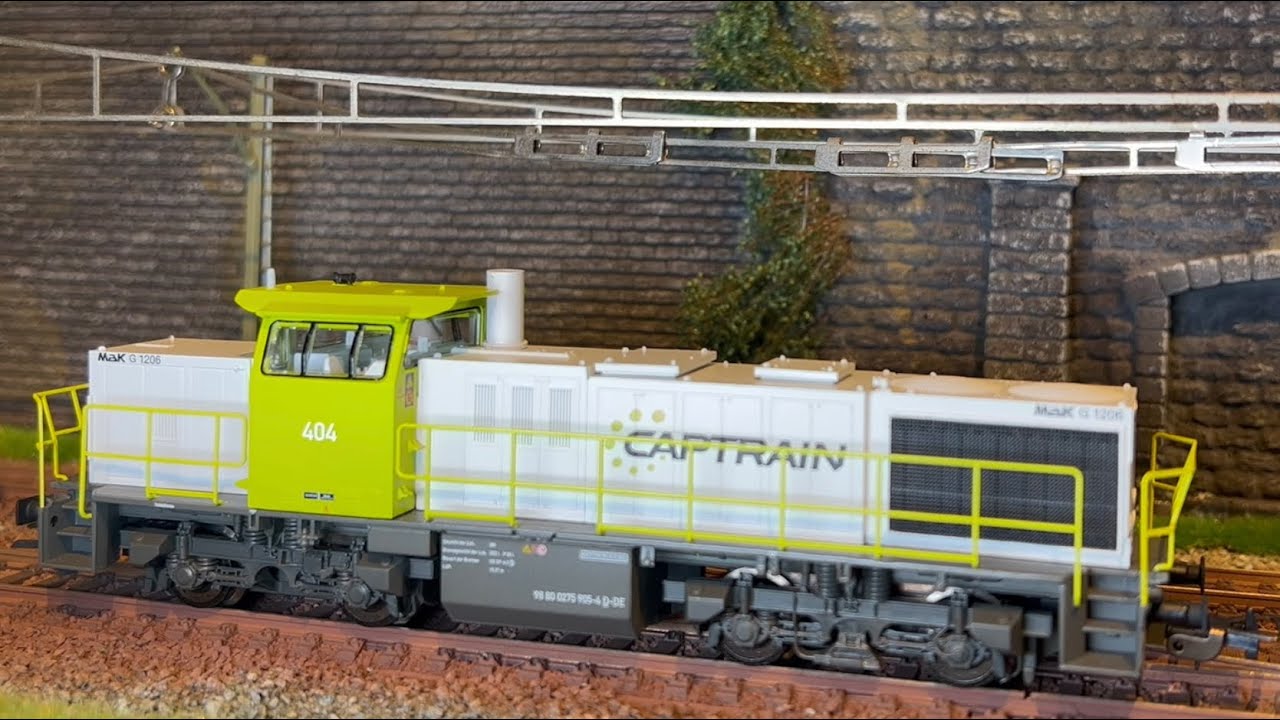Vorstellung Eurotrain Exclusiv Modell PIKO 71182. G1206 CAPTRAIN H0
