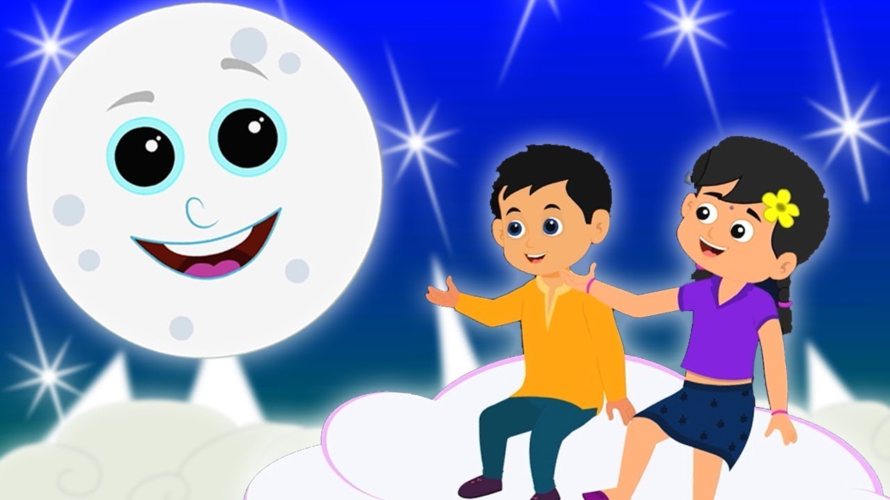 Chanda Mama Kitne Pyare | Hindi Bal Geet | Hindi Nursery Rhymes | Kids Rhymes | चंदा मामा