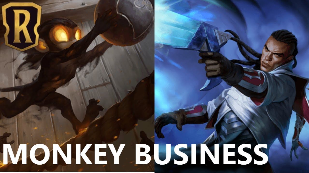 Monkey Business Legends of Runeterra Deck | Lucian Monkey Idol Deck | LoR Gameplay