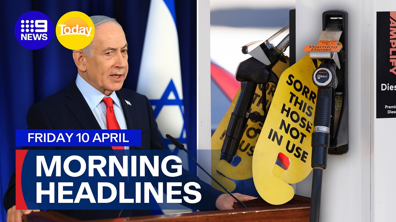 Israel and Lebanon begin peace talks; Price of diesel hits new record | 9 News Australia