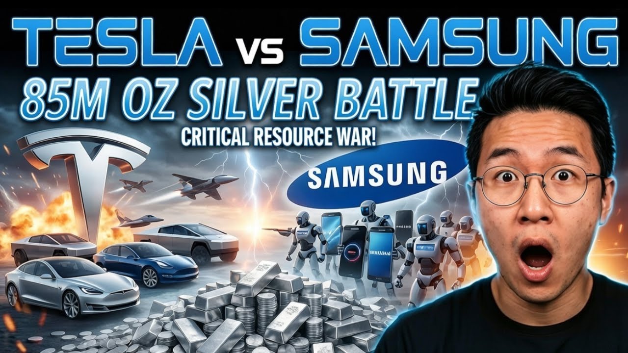 TESLA vs SAMSUNG: The 85M oz Silver War (Why $120 Comes Next