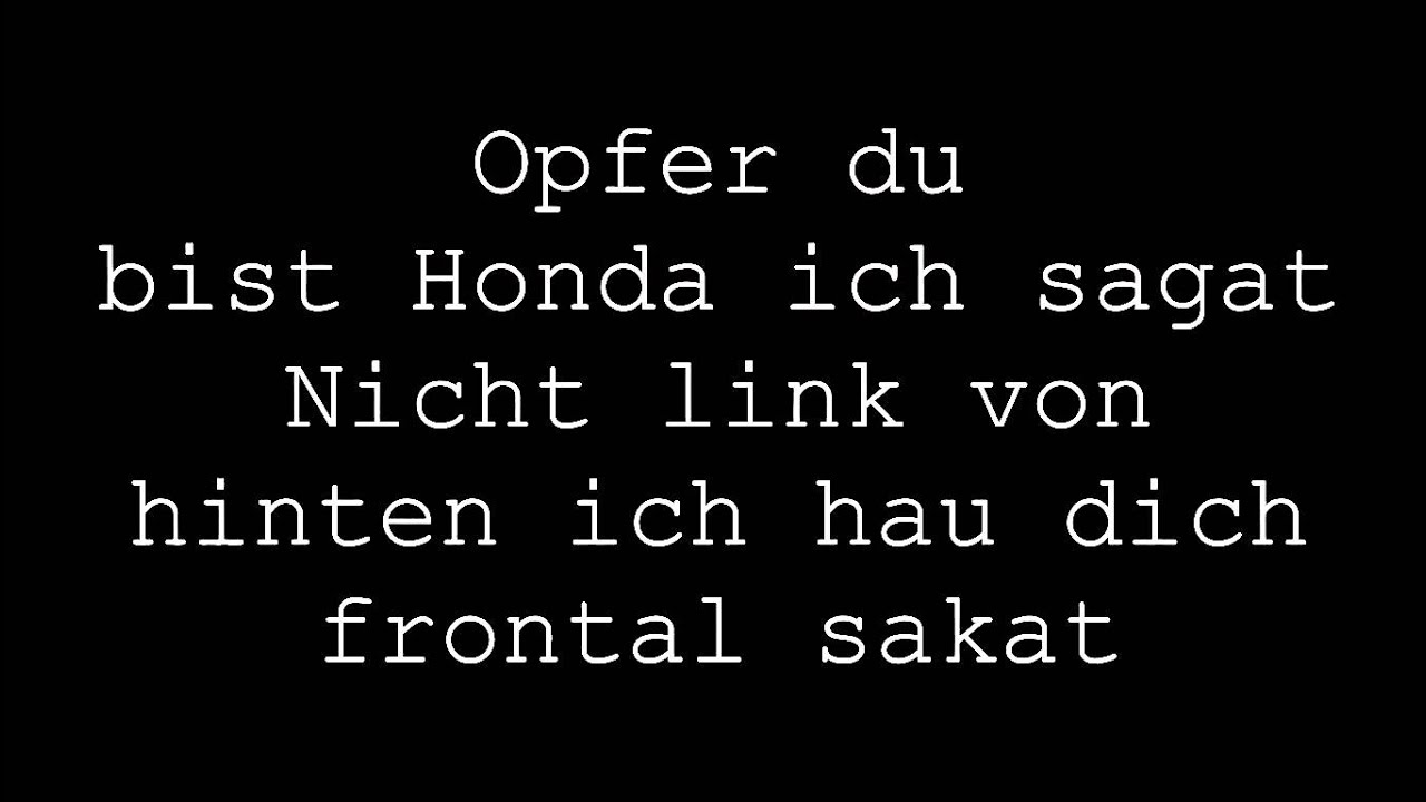 Haftbefehl - Chabos wissen wer der Babo ist LYRICS