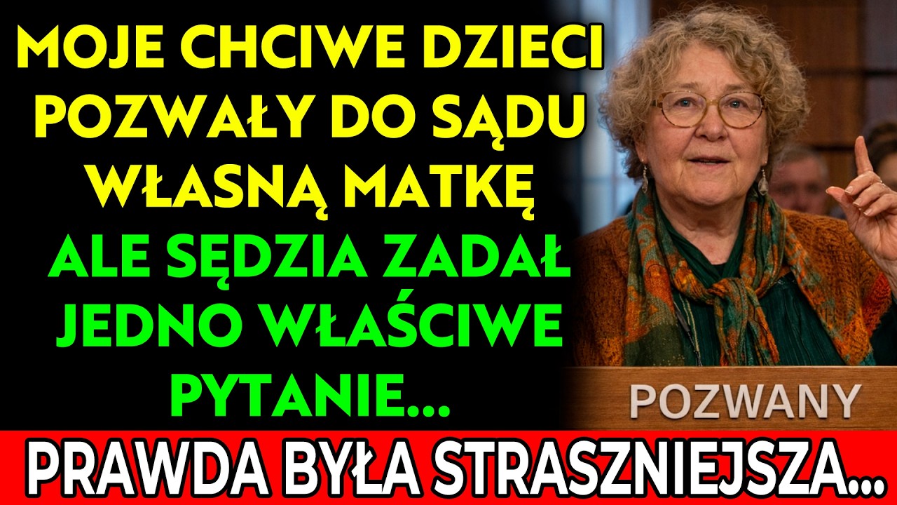Po śmierci męża moje chciwe dzieci wniosły pozew o spadek, lecz gdy sędzia ze mną porozmawiał…