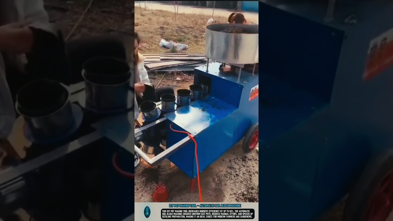 DIY Pot Making Tool &ndash; Automatic Soil Block Machine