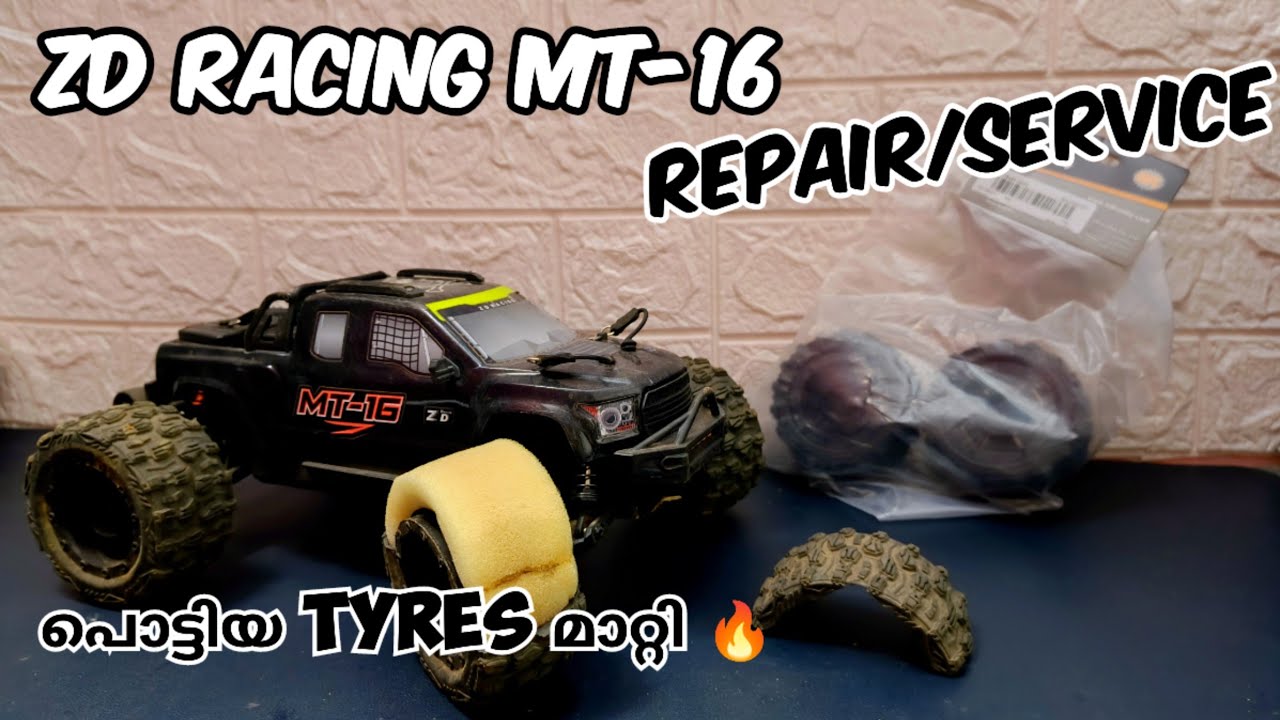 Zd racing MT-16 new tyre and maintenance