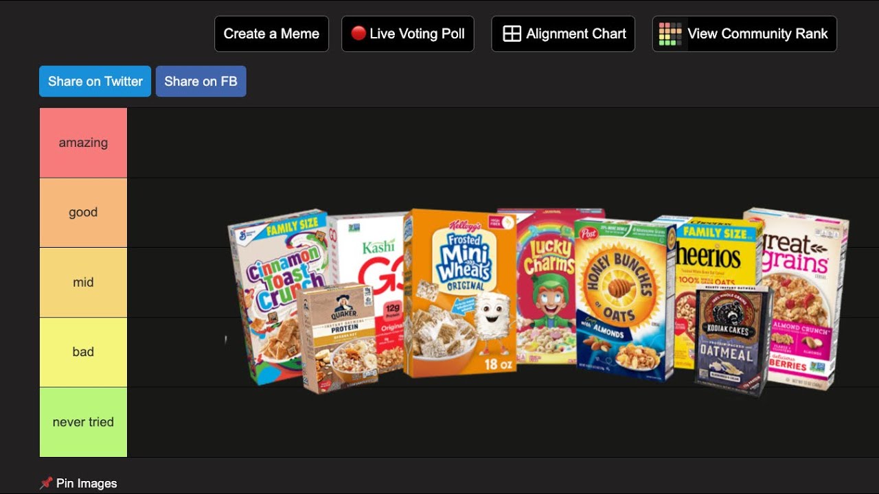 Rank Popular Cereals With Me ASMR  