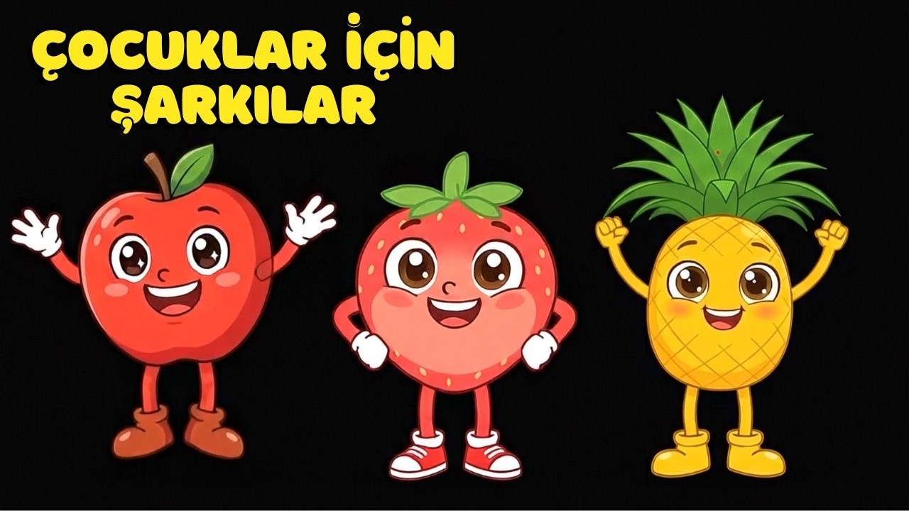 Meyveleri Öğreniyorum 🍎🍓🍍 – Sevimli Meyveler – Çok Tatlı Çok Ballı | Eğlenceli Çocuk Şarkısı