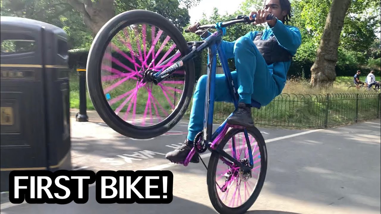 RIDING MY FIRST WHEELIE BIKE IN CITY FOR THE FIRST TIME IN MONTHS!