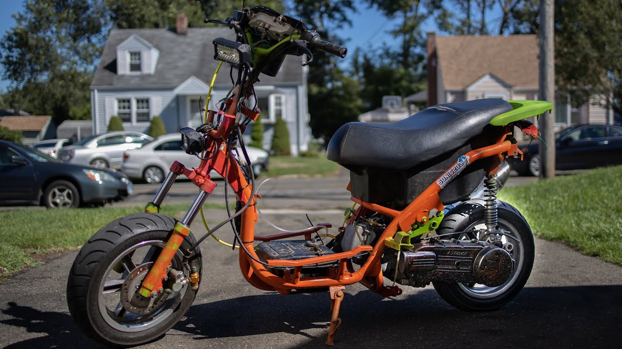 Stunt Moped Build Timelapse