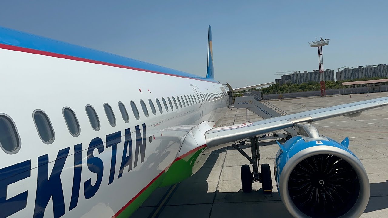Uzbekistan Airways, Airbus A321NEO: Tashkent to Nukus. TAS-NCU.