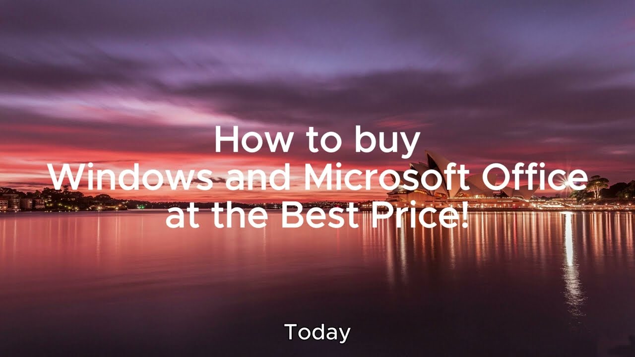 How to buy Windows and Microsoft Office Cheap Price