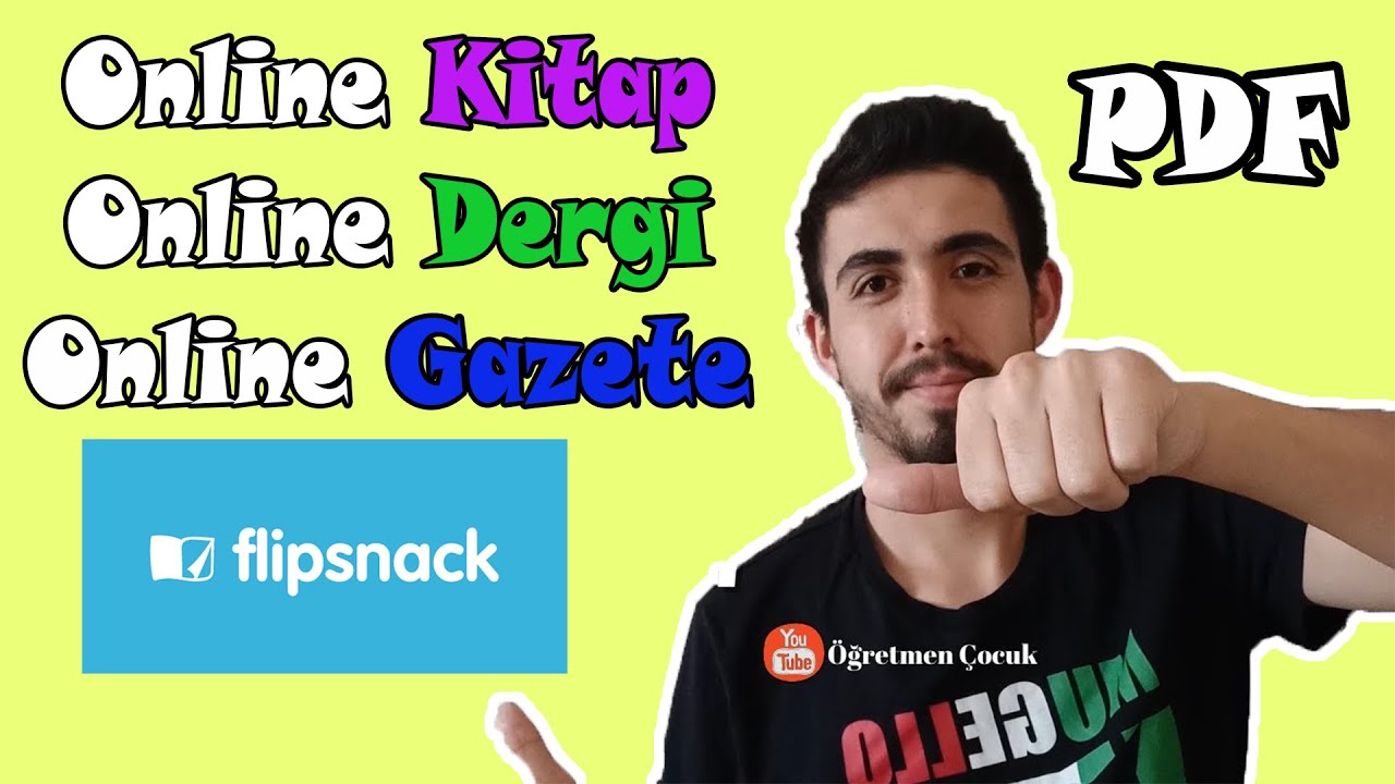 Flipsnack Nasıl Kullanılır? Online Kitap,Dergi,Gazete Hazırlama Web2 Aracı