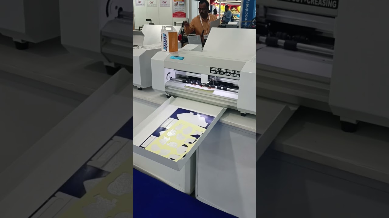 Double Head Cutting Plotter with Servo Motor 🔥 High-Speed Precision | SAGA Machine Demo #shorts