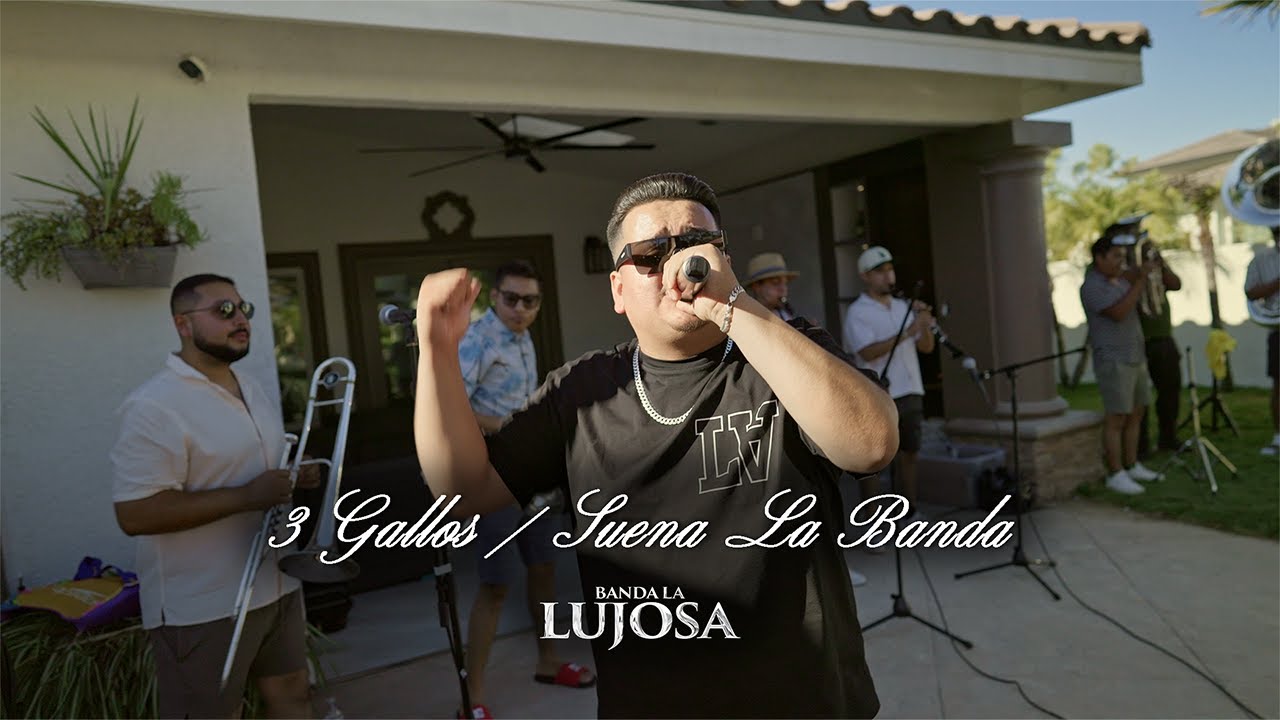 3 GALLOS / SUENA LA BANDA | Banda La Lujosa (En Vivo)