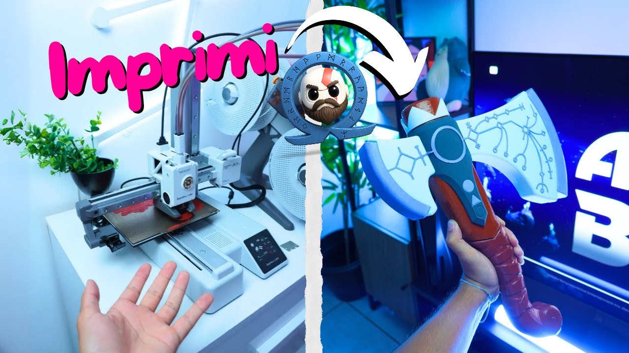 Fiz a melhor decora&ccedil;&atilde;o pra colocar no meu setup - Bambulab A1 Mini