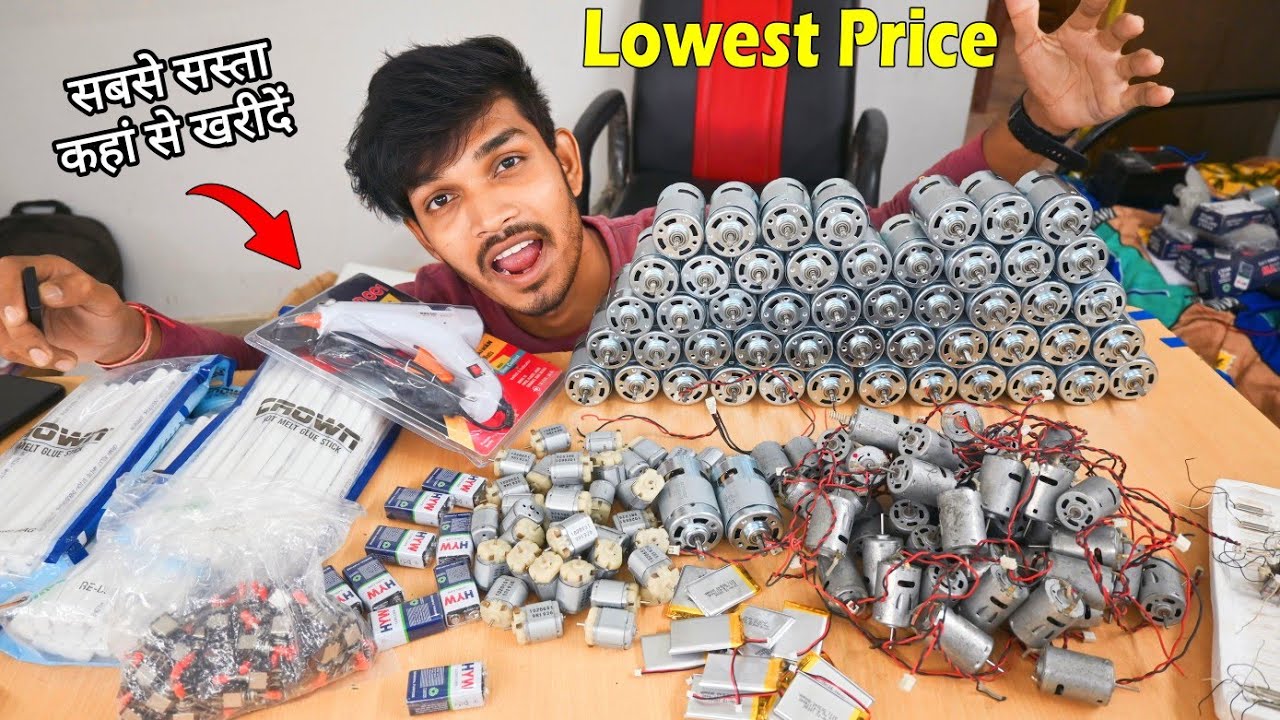 775 DC Motor | Air fan | Lithium Battery | Drone motor | Project Material Unboxing यहां से खरीदें