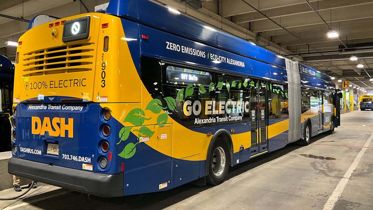 DASH Alexandria Transit Company 2021 New Flyer Charge NG XE60