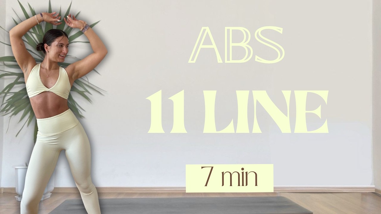 TONED PILATES ABS | 7 Minute Home Workout