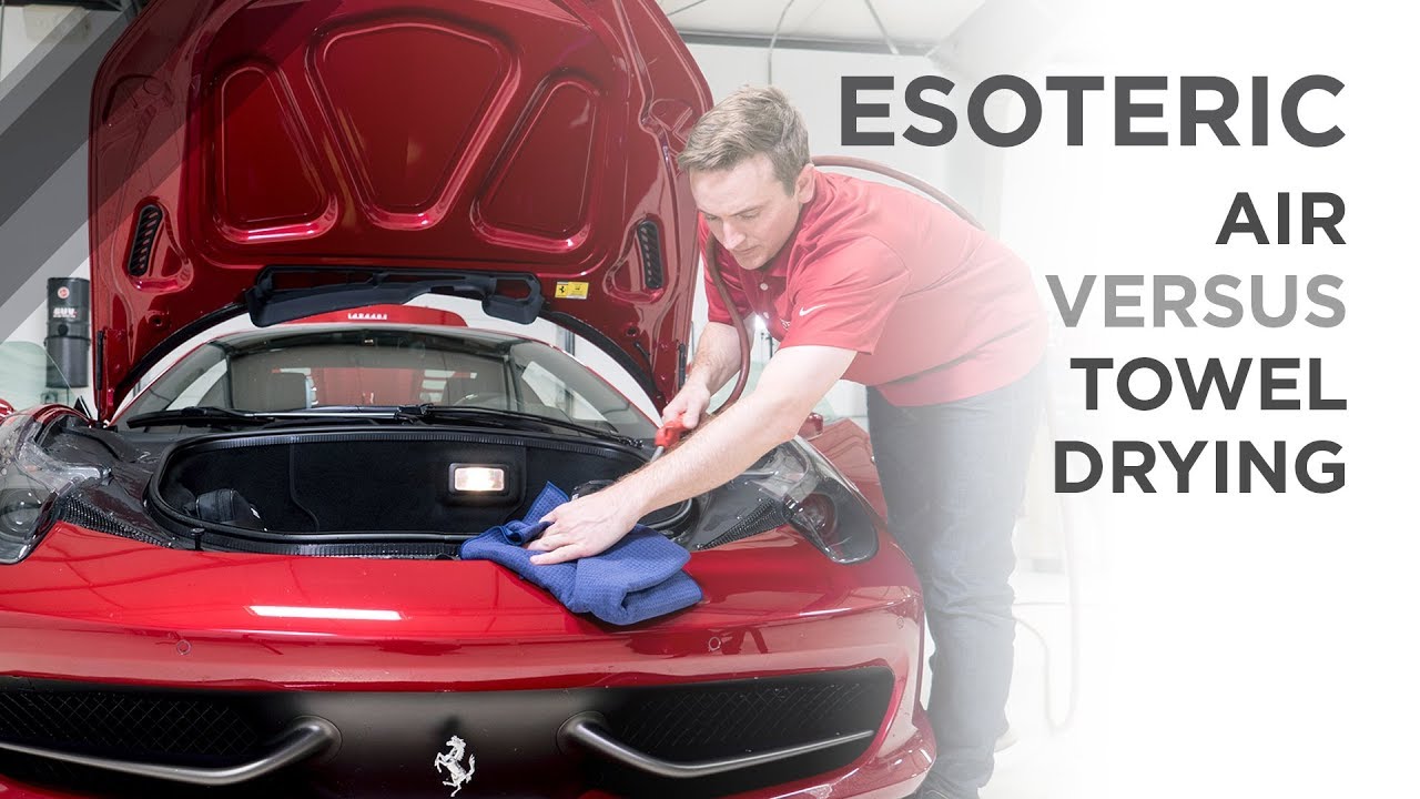 Air Drying vs Towel Drying your Car - ESOTERIC Car Care!
