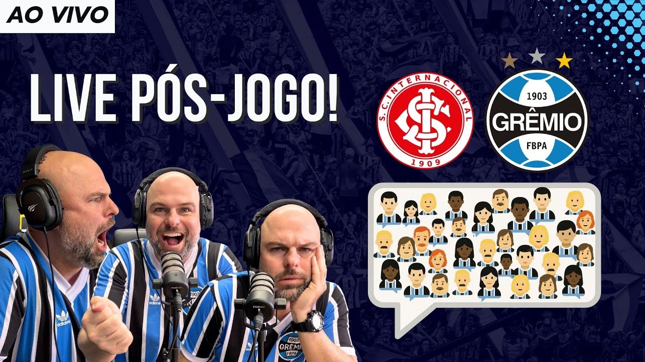 INTERNACIONAL X GRÊMIO | LIVE PÓS-JOGO | COLETIVA | AO VIVO | GAUCHÃO | GRE-NAL