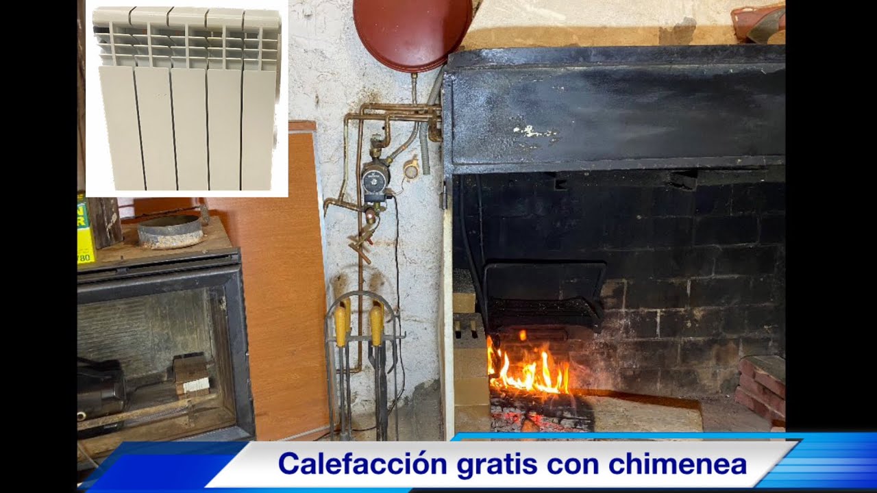 ￼Calefaccion Gratis con Chimenea calentar radiadores con Chimenea 🔥