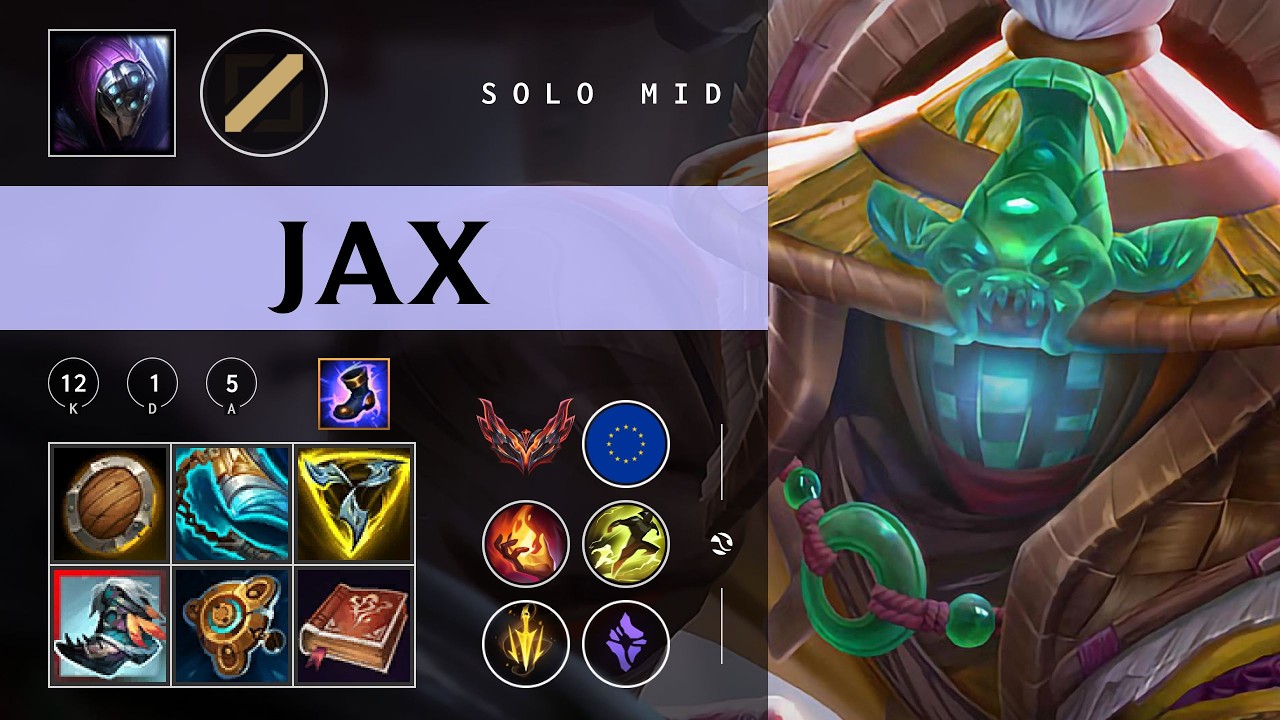 Jax Mid vs Kog'Maw - EUW Grandmaster Patch 26.03