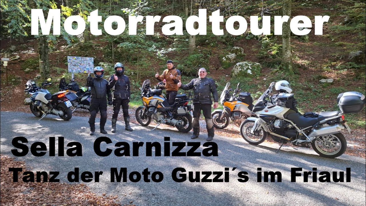 Motorradtourer - Sella Carnizza – Die Moto Guzzi´s über den  verborgenen Pass in Friaul n. Slowenien