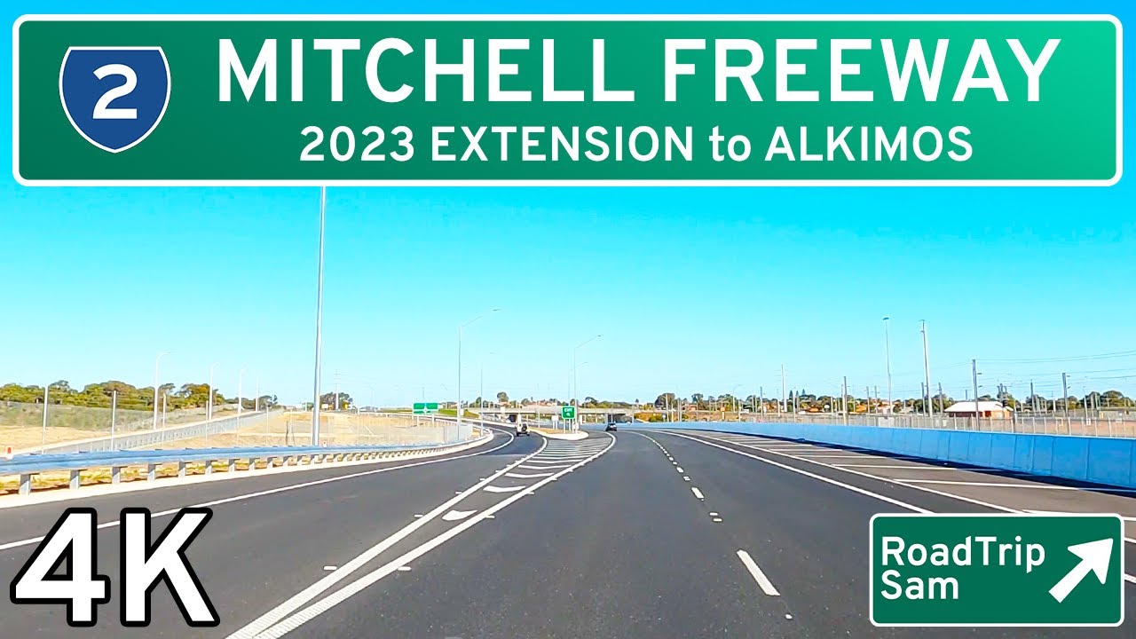 Driving on Mitchell Freeway Extension - Perth, Western Australia - 🇦🇺 4K / Raw Audio / POV