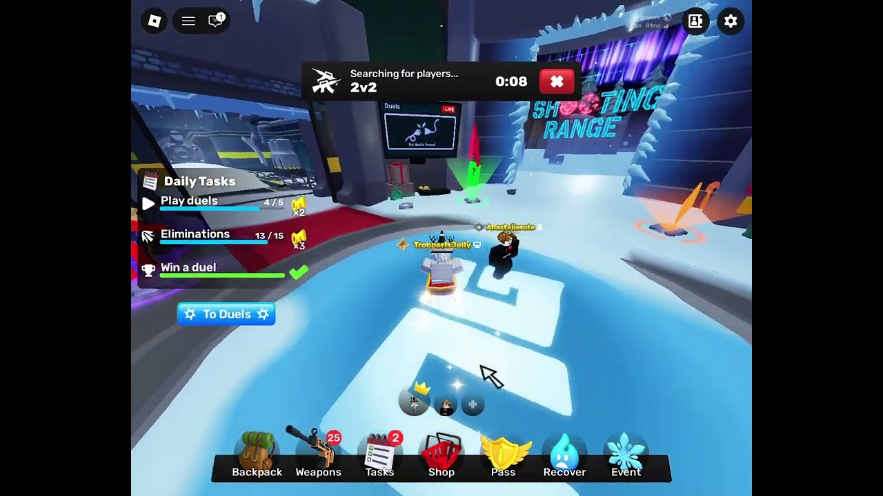 Playing 2v2 with my best friend