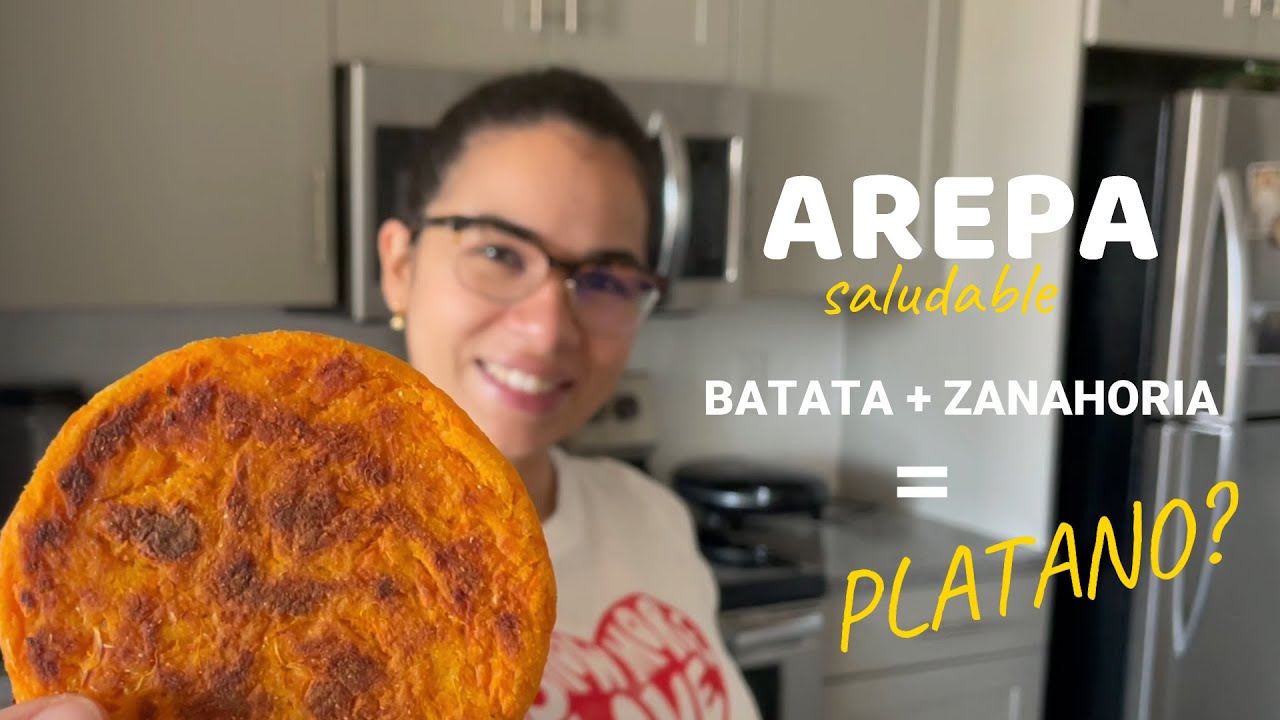 AREPAS de VENEZOLANAS Zanahoria y Batata /AREPAS SALUDABLES / AREPAS FIT