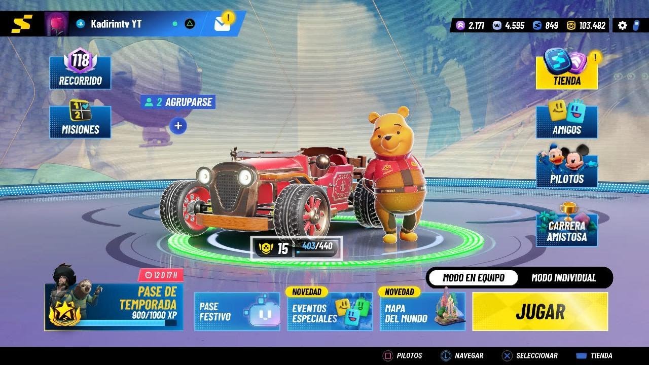 Enseño Todos mis personajes de Disney SpeedStorm - Kadirimtv