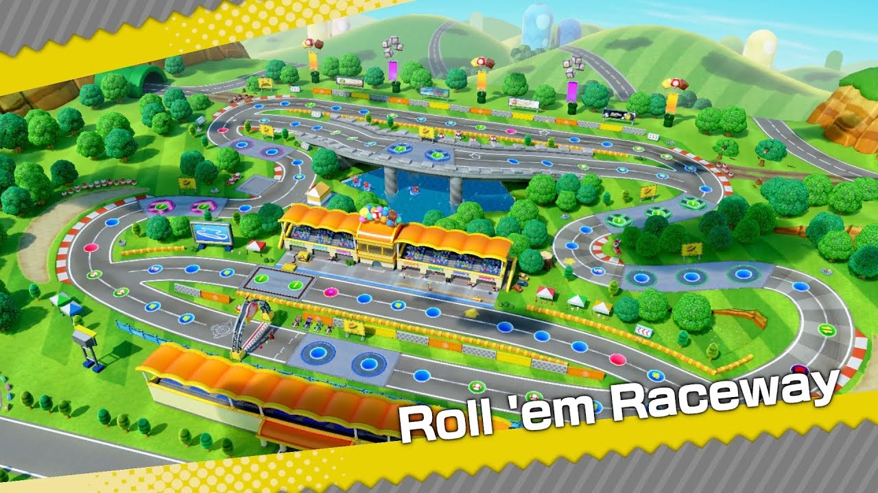 Super Mario Party Jamboree #30 Roll 'em Raceway Mario vs Donkey Kong vs Koopa Troopa vs Shy Guy