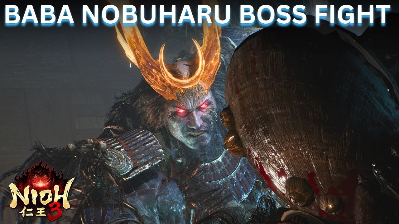 Nioh 3 - Baba Nobuharu boss fight