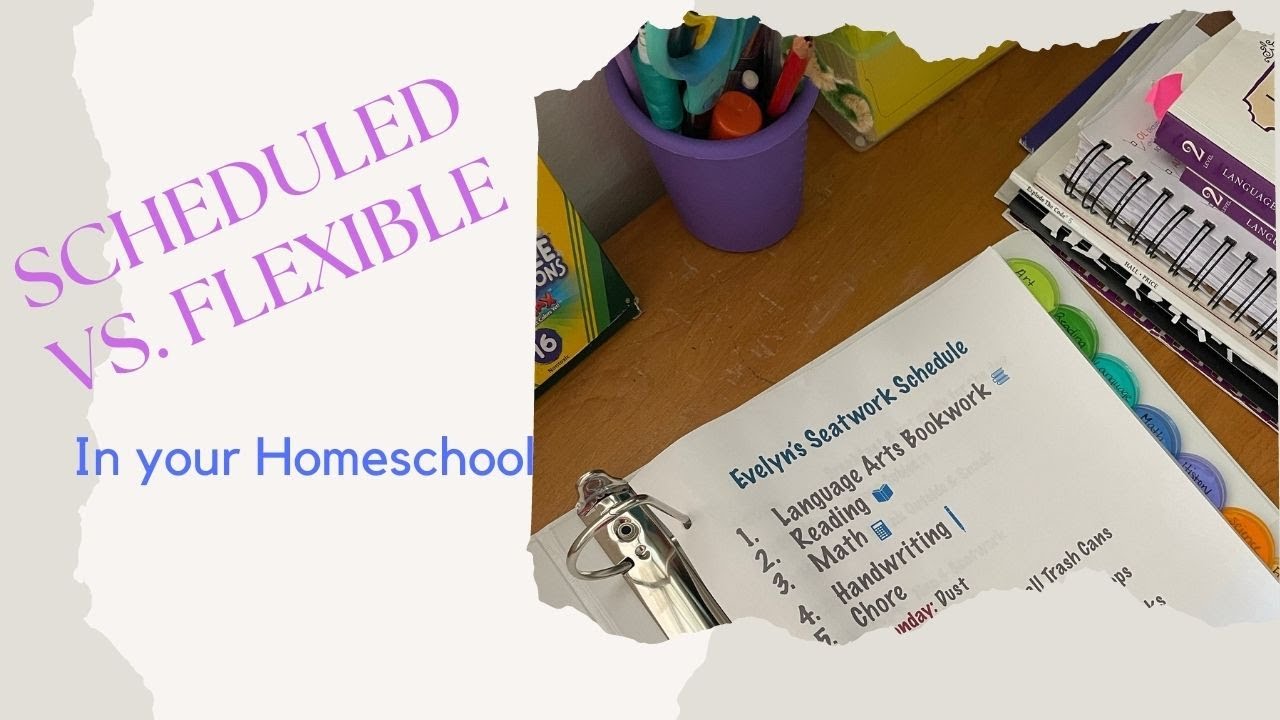 SCHEDULE VS. FLEXIBILITY IN HOMESCHOOL || HOW FLEXIBLE CAN YOU BE IN HOMESCHOOLING || MOM X 3
