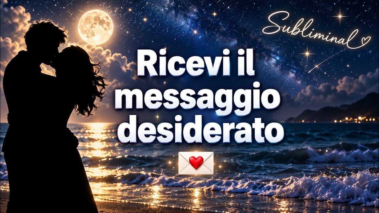 RICEVI DALLA PERSONA SPECIFICA L&rsquo;ESATTO MESSAGGIO CHE DESIDERAVI (messaggio romantico) Subliminal 💌