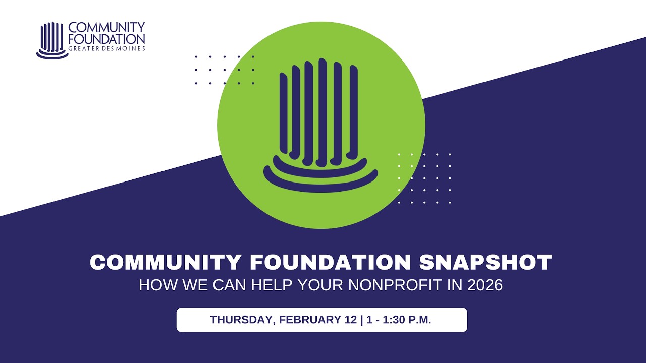 Community Foundation Snapshot: How We Can Help Your Nonprofit in 2026
