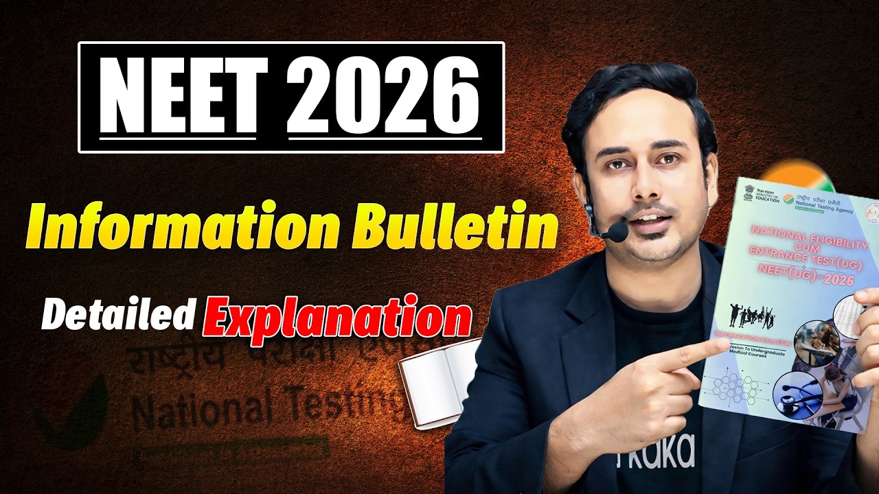 NTA NEET 2026 Information Bulletin All Rules and Changes Explained | #neet2026 #mbbs