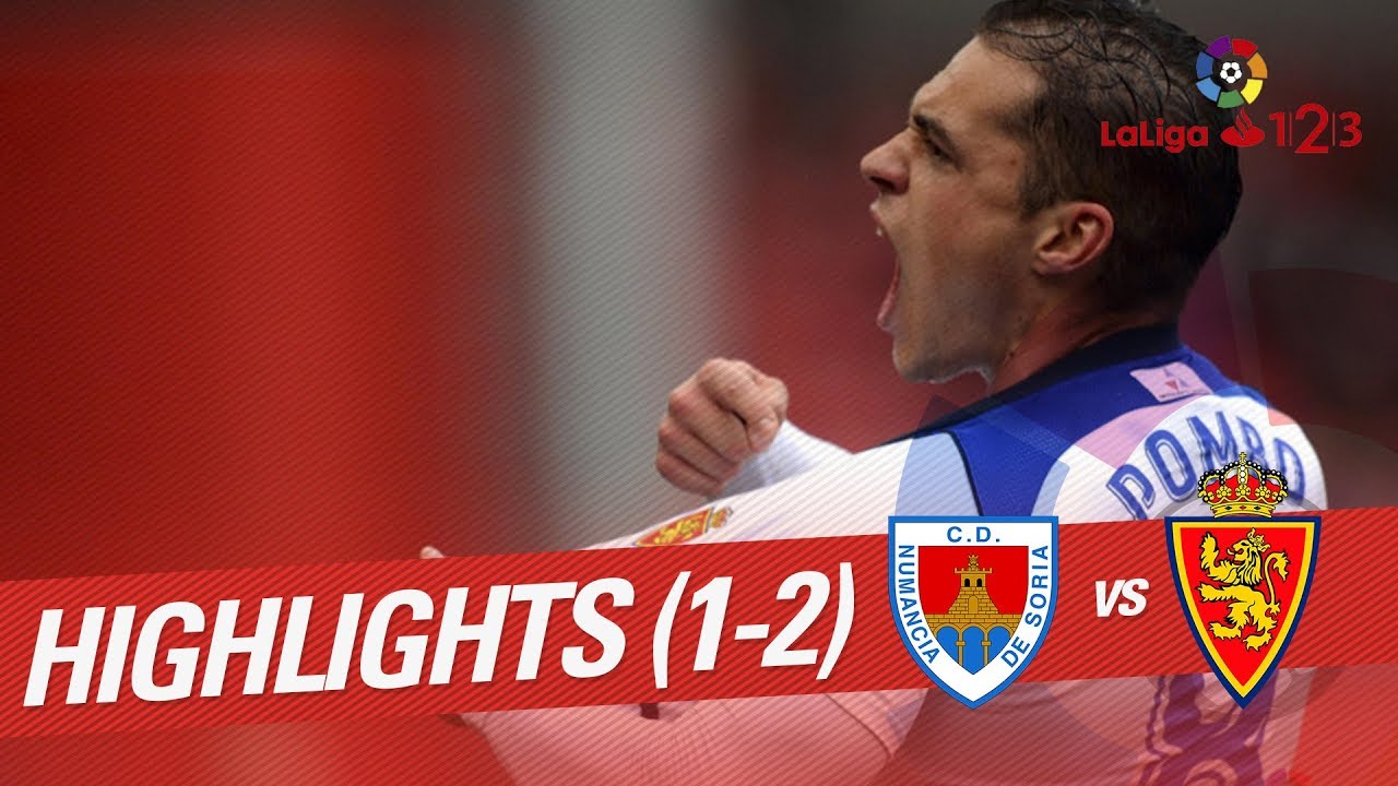 Resumen de CD Numancia vs Real Zaragoza (1-2)