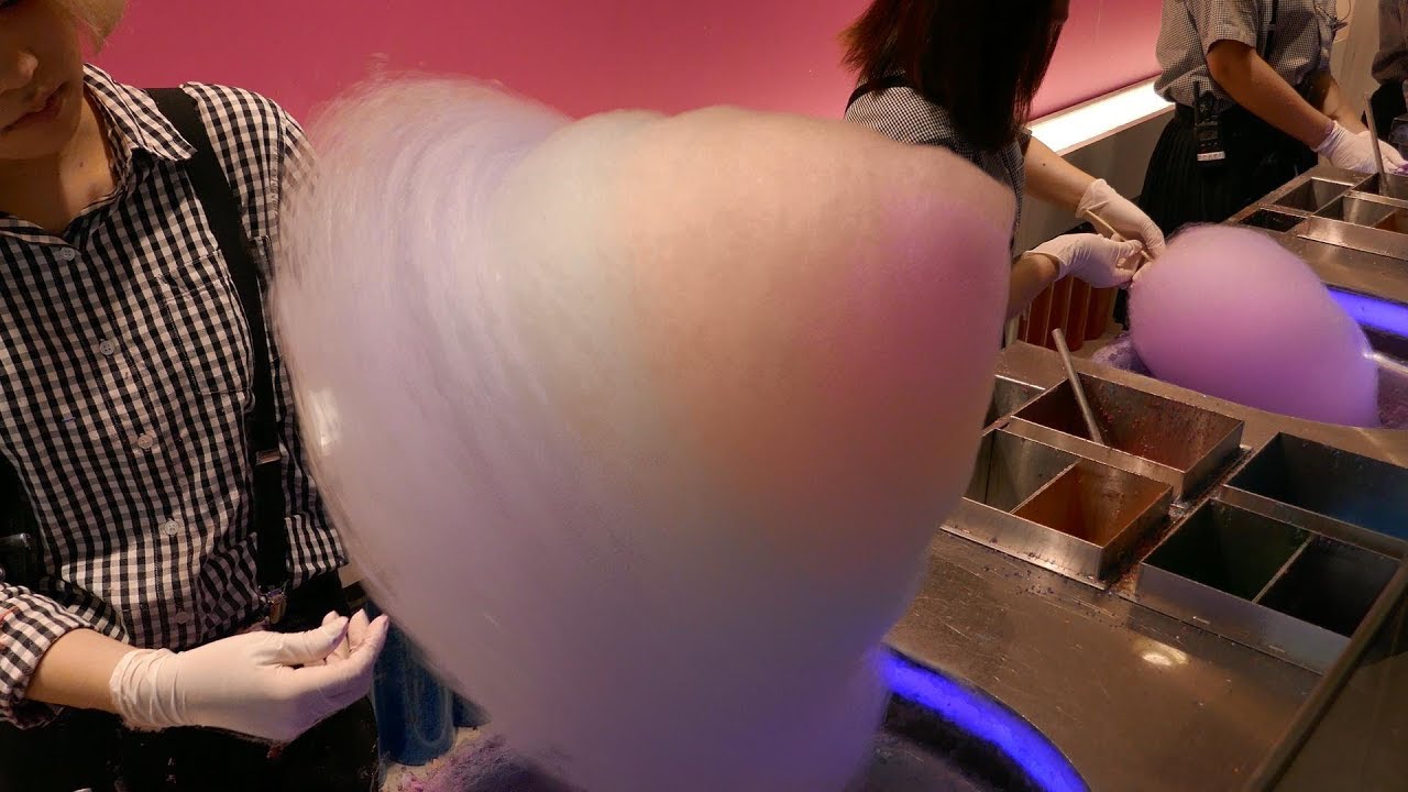 原宿 竹下通り 巨大わたあめ屋さん TOTTI CANDY FACTORY(トッティキャンディファクトリー )【4K】