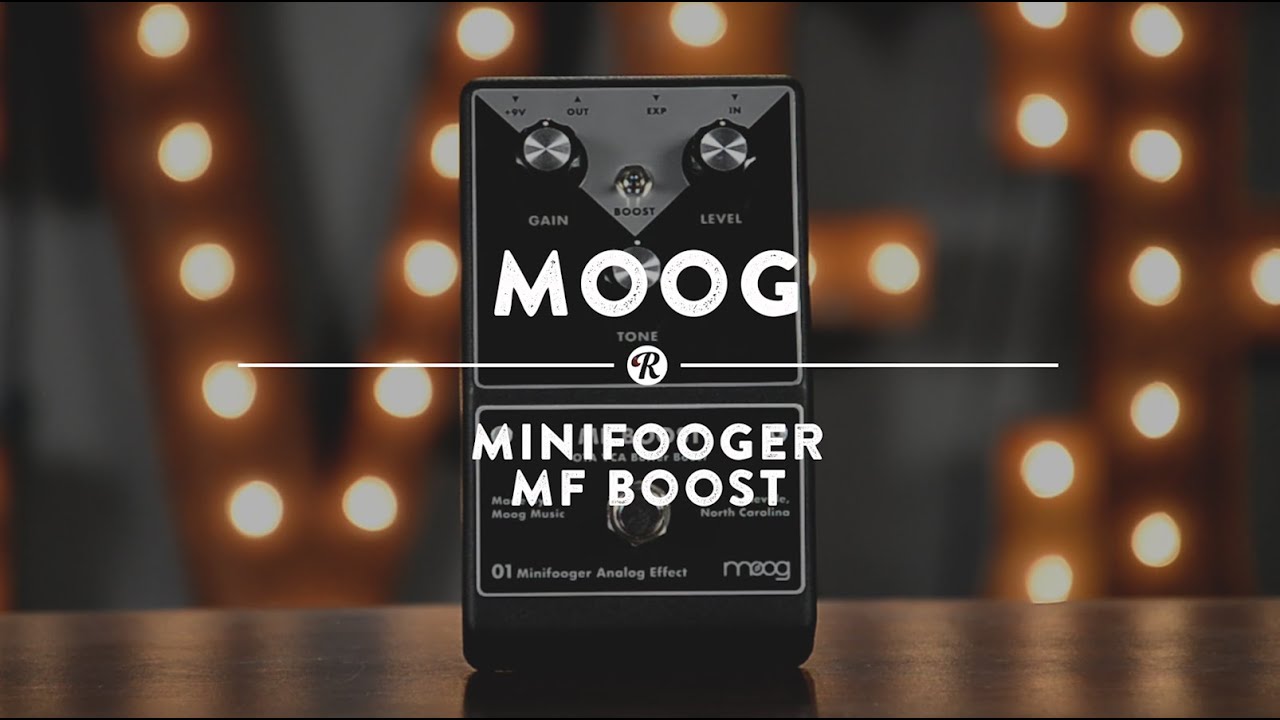Moog Minifooger MF Boost | Reverb Demo Video