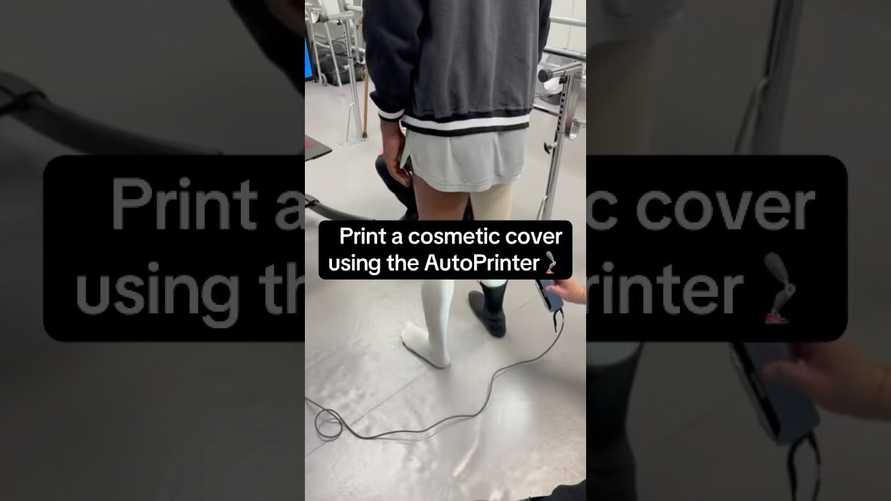 How a cosmetic cover is made 👀MadeToFit #Prosthetics #3DPrinting #MedTech #InnovationInMotion