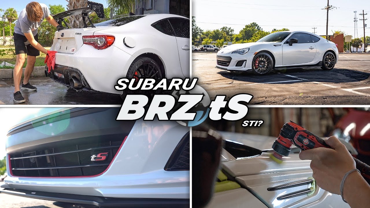 Subaru BRZ tS | Более 50 часов восстановления керамического белого BRZ | Это ДЕЙСТВИТЕЛЬНО STI..?