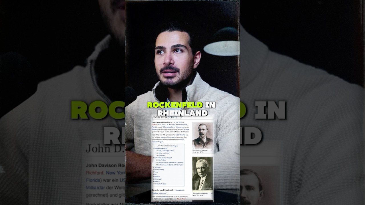 John D. Rockefeller: Vom deutschen Ursprung zum ersten Milliard&auml;r der Welt 🌍💰#f&uuml;rdich #deutsch