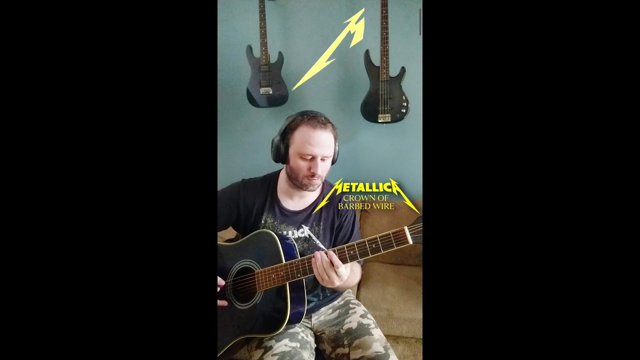 Crown of Barbed Wire (Cover) #metallica #72seasons #crownofbarbedwire