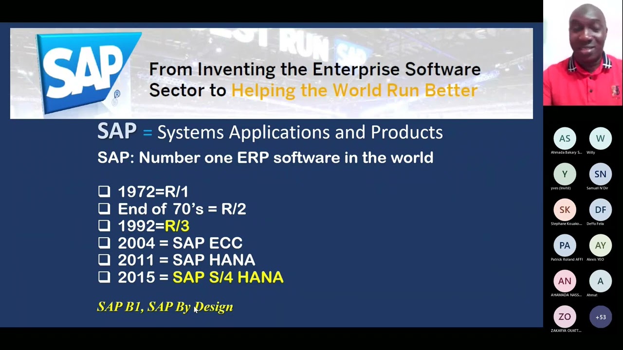 Savoir ce qu'est un ERP et SAP en moins de 10 minutes